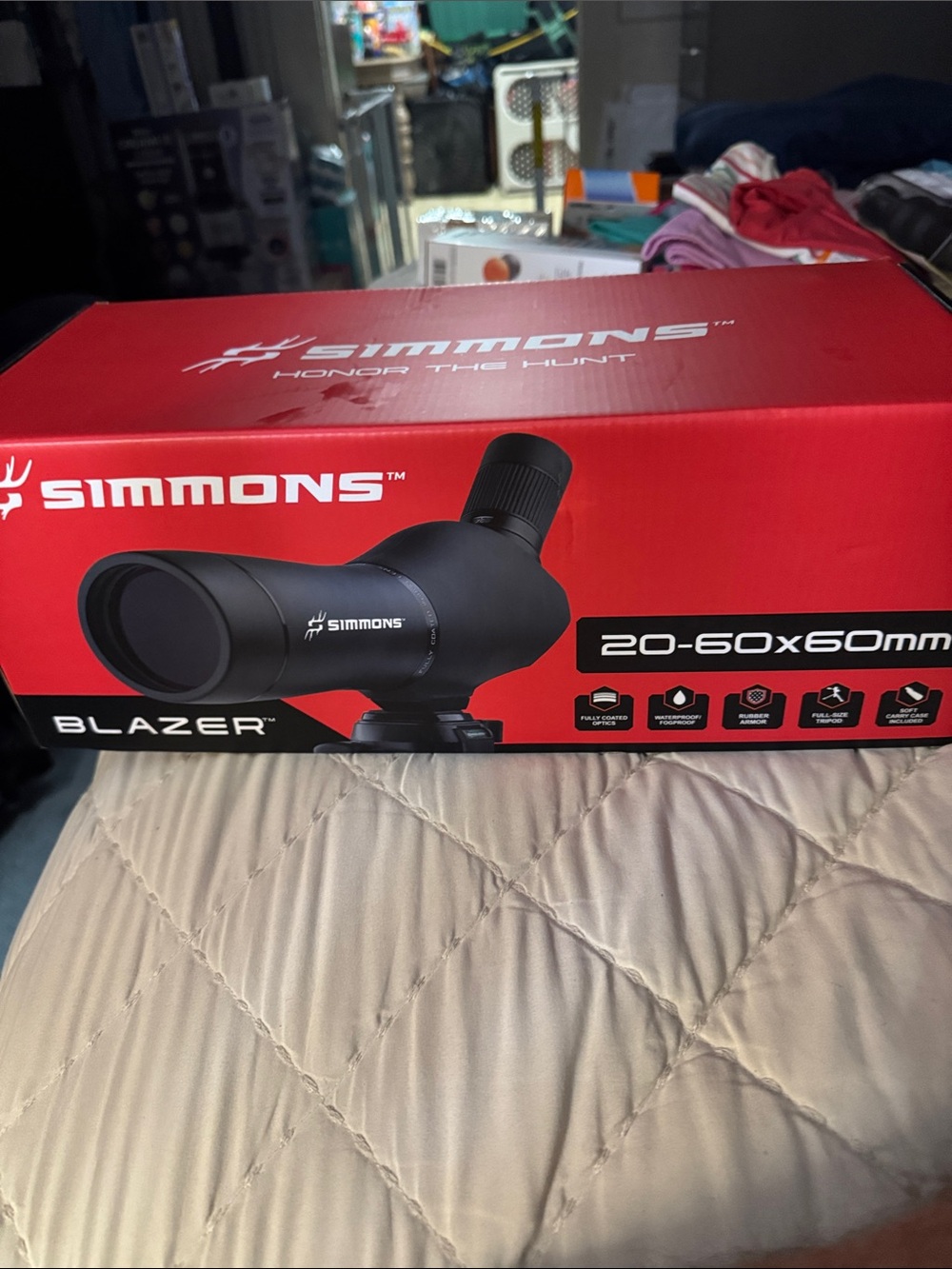 Simmons Black 20-60x60mm Spotting Scope